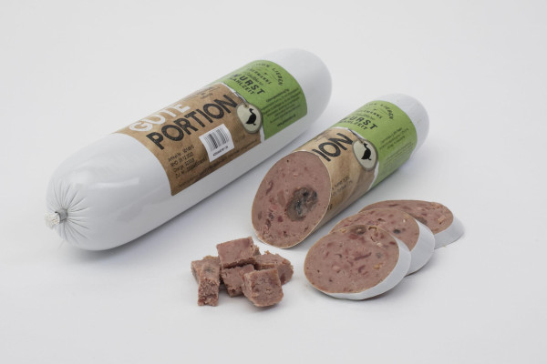 Gute Portion Wurst Mahlzeit Enten-Fleisch